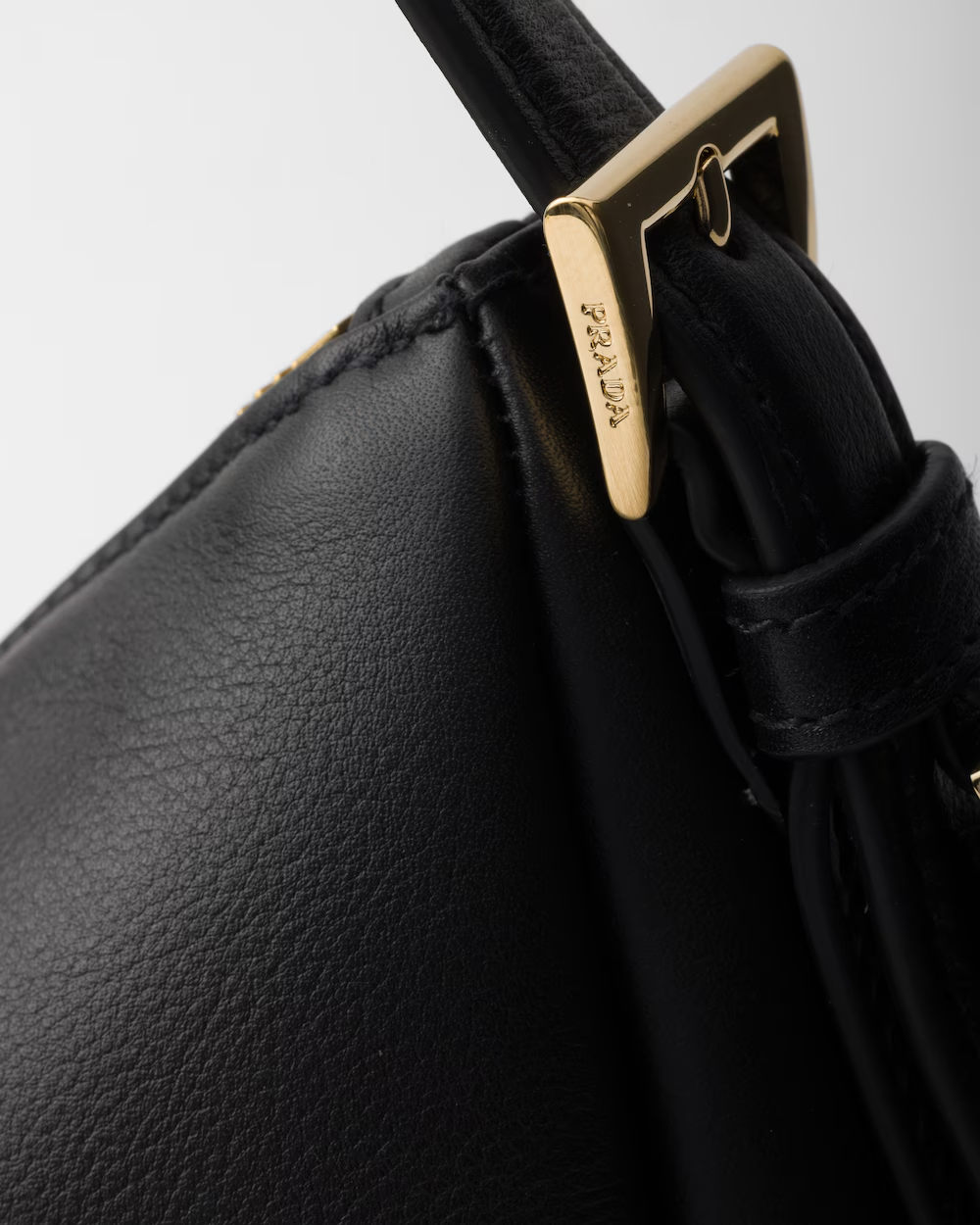 Prada Aimée large leather shoulder bag